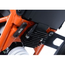 R&G Racing Exhaust Hanger & Left Hand Footrest Blanking Plate (kit) for KTM 125 Duke '17-'18